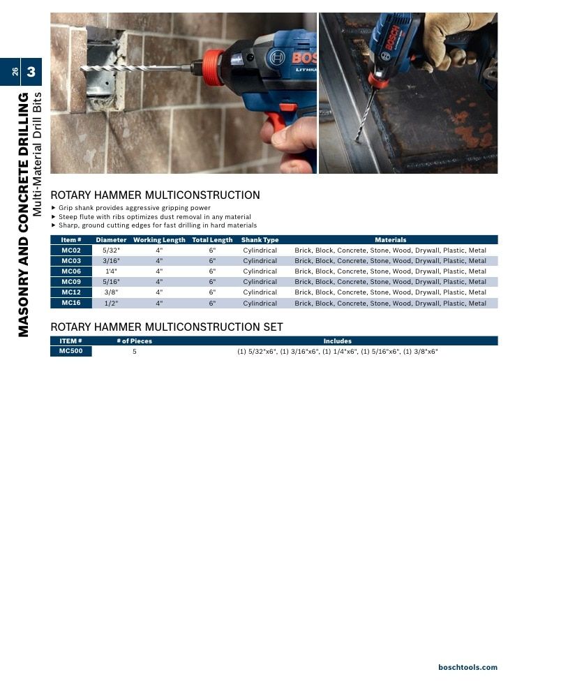 Bosch Power Tools Power Tools Catalog Weekly Ad January 1 - December 31, 2026