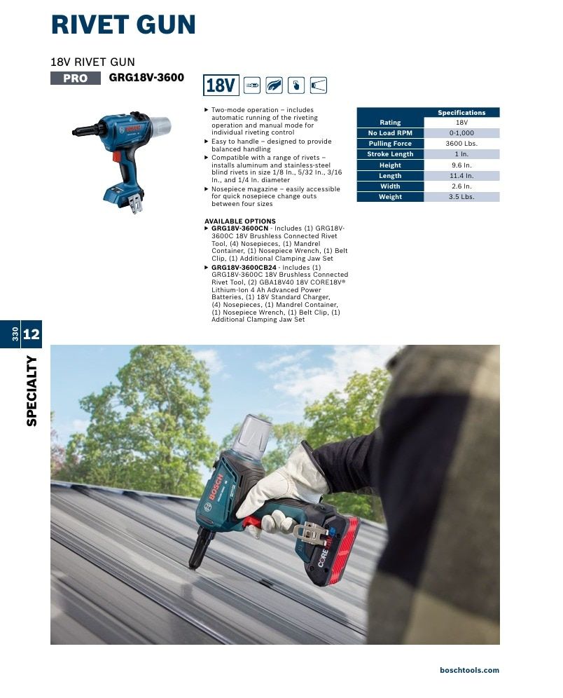 Bosch Power Tools Power Tools Catalog Weekly Ad January 1 - December 31, 2026