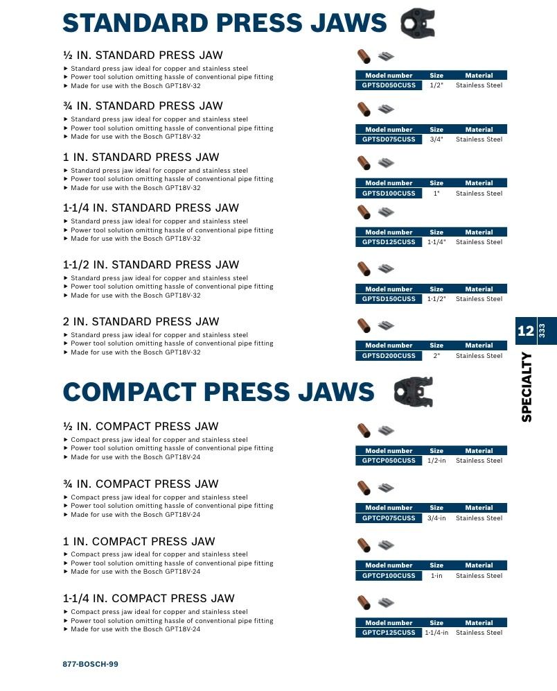 Bosch Power Tools Power Tools Catalog Weekly Ad January 1 - December 31, 2026