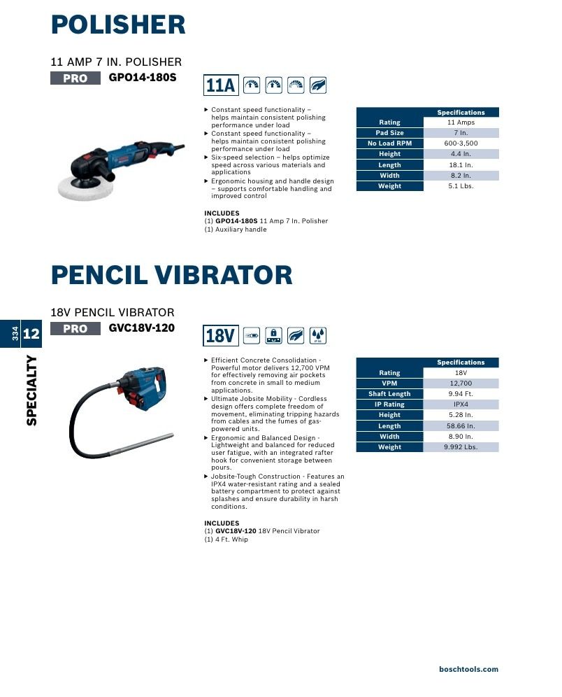 Bosch Power Tools Power Tools Catalog Weekly Ad January 1 - December 31, 2026