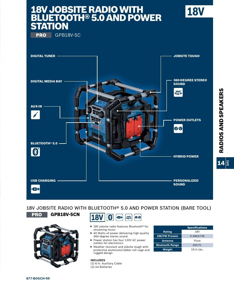 Bosch Power Tools Power Tools Catalog Weekly Ad January 1 - December 31, 2026