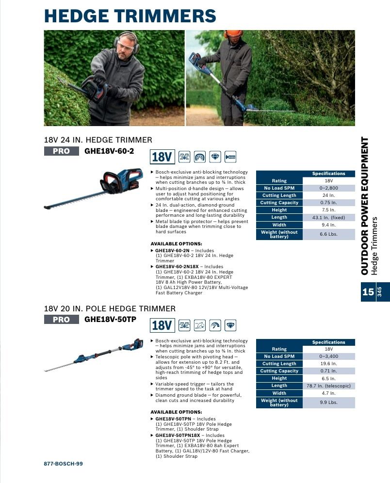 Bosch Power Tools Power Tools Catalog Weekly Ad January 1 - December 31, 2026