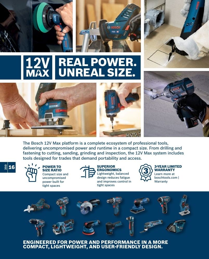 Bosch Power Tools Power Tools Catalog Weekly Ad January 1 - December 31, 2026
