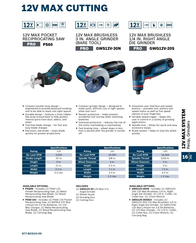 Bosch Power Tools Power Tools Catalog Weekly Ad January 1 - December 31, 2026
