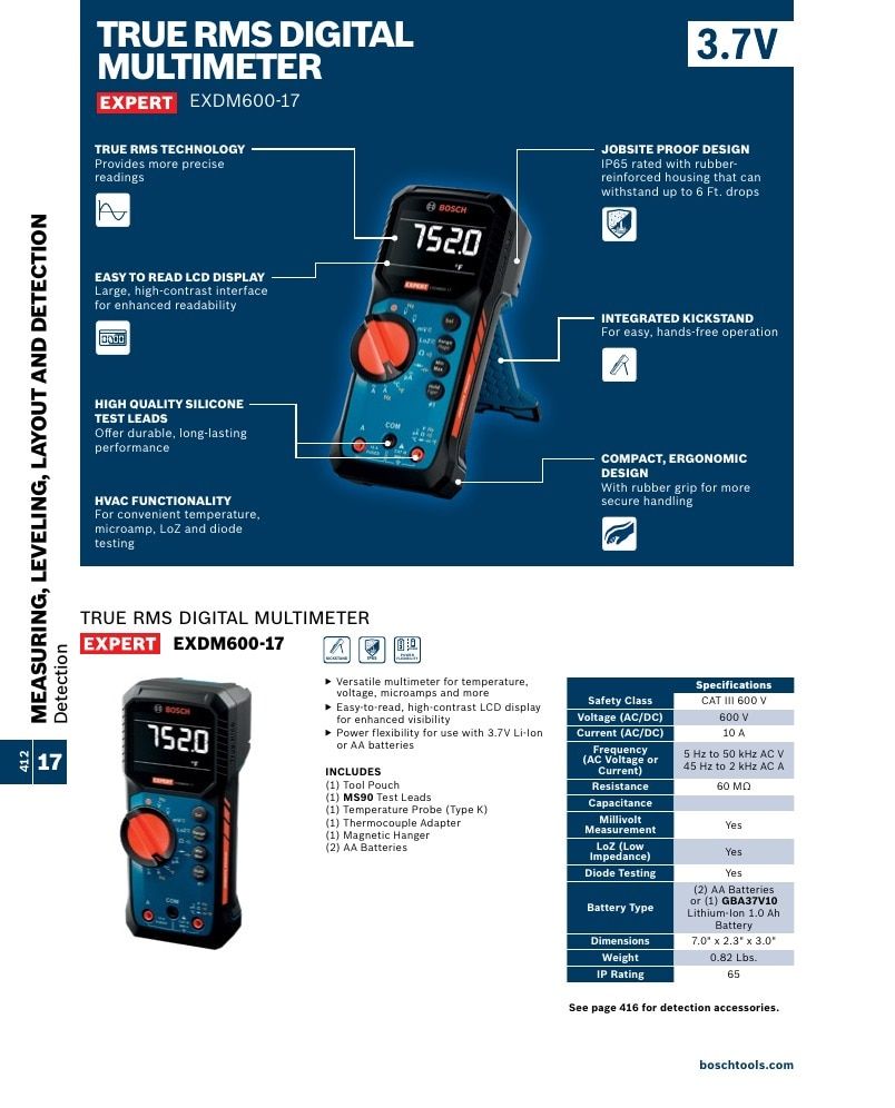 Bosch Power Tools Power Tools Catalog Weekly Ad January 1 - December 31, 2026