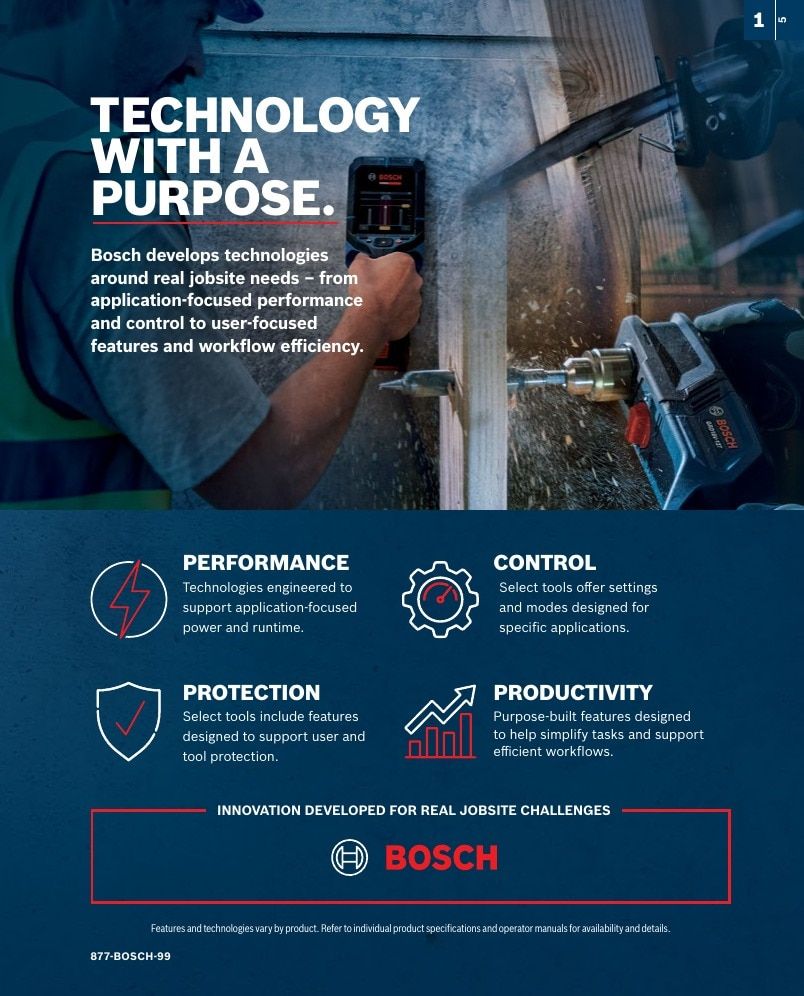 Bosch Power Tools Power Tools Catalog Weekly Ad January 1 - December 31, 2026