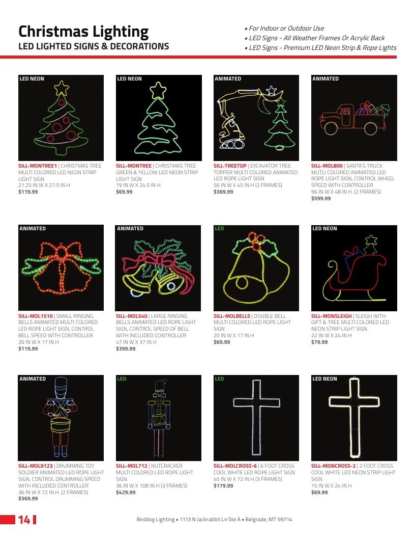 Birddog Lighting Holiday Lighting Catalog Weekly Ad January 1 - December 31, 2026