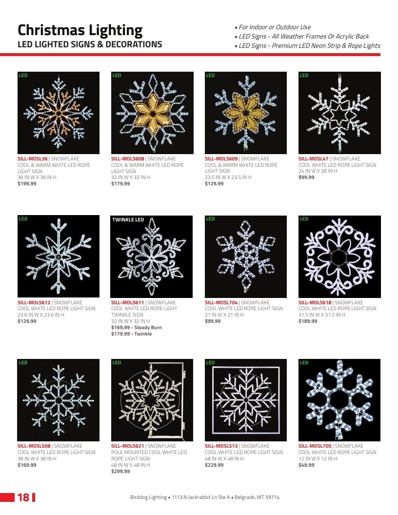 Birddog Lighting Holiday Lighting Catalog Weekly Ad January 1 - December 31, 2026
