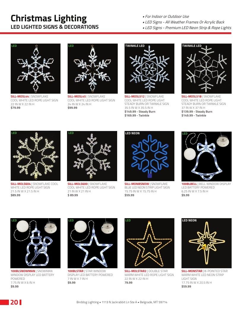 Birddog Lighting Holiday Lighting Catalog Weekly Ad January 1 - December 31, 2026