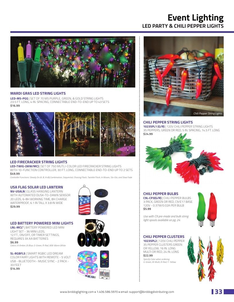 Birddog Lighting Holiday Lighting Catalog Weekly Ad January 1 - December 31, 2026