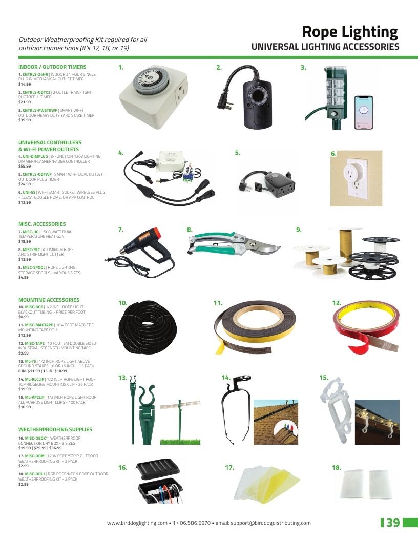Birddog Lighting Holiday Lighting Catalog Weekly Ad January 1 - December 31, 2026