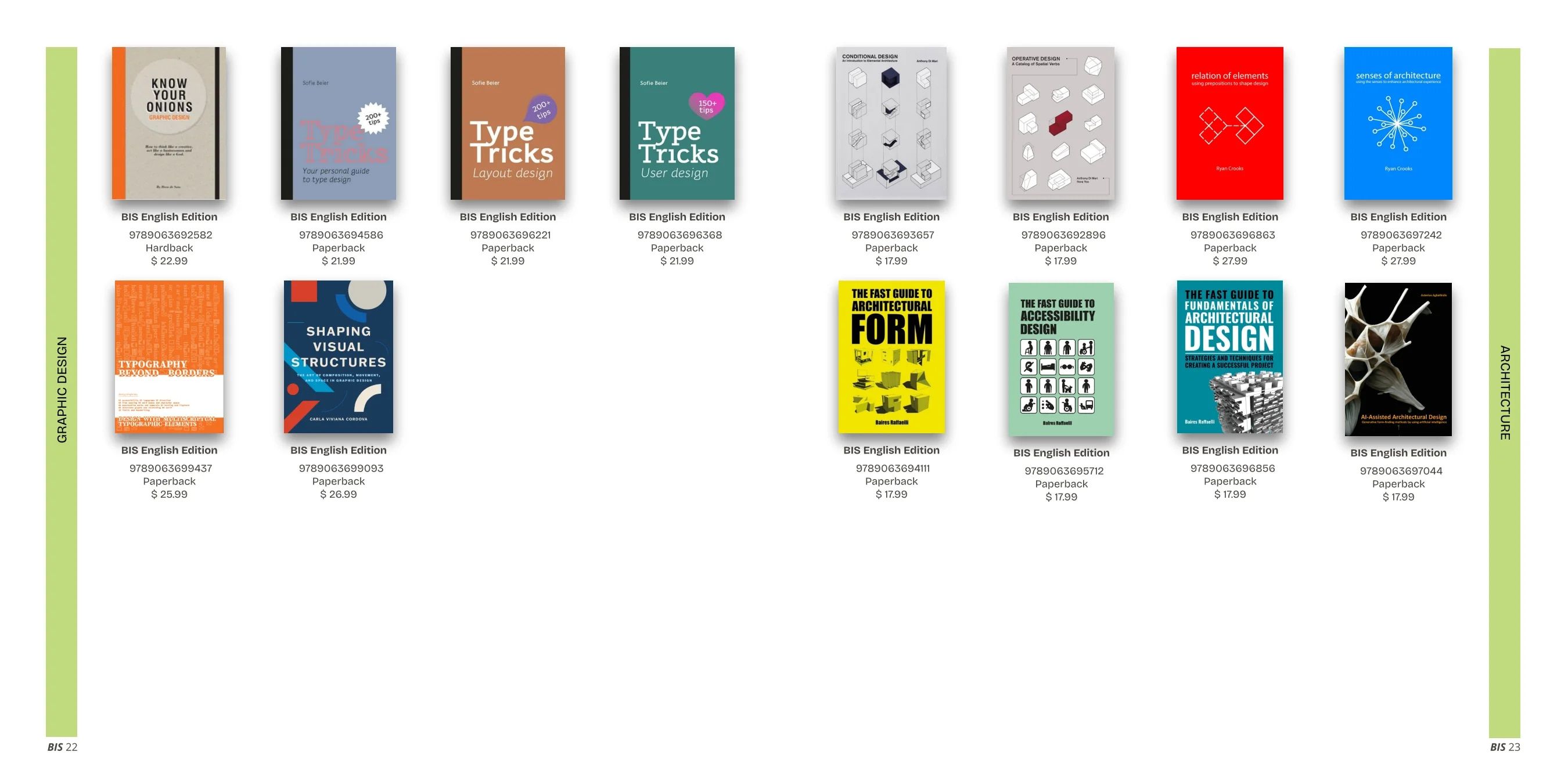 BIS Publishers Fall Book Catalog Weekly Ad January 1 - December 31, 2026