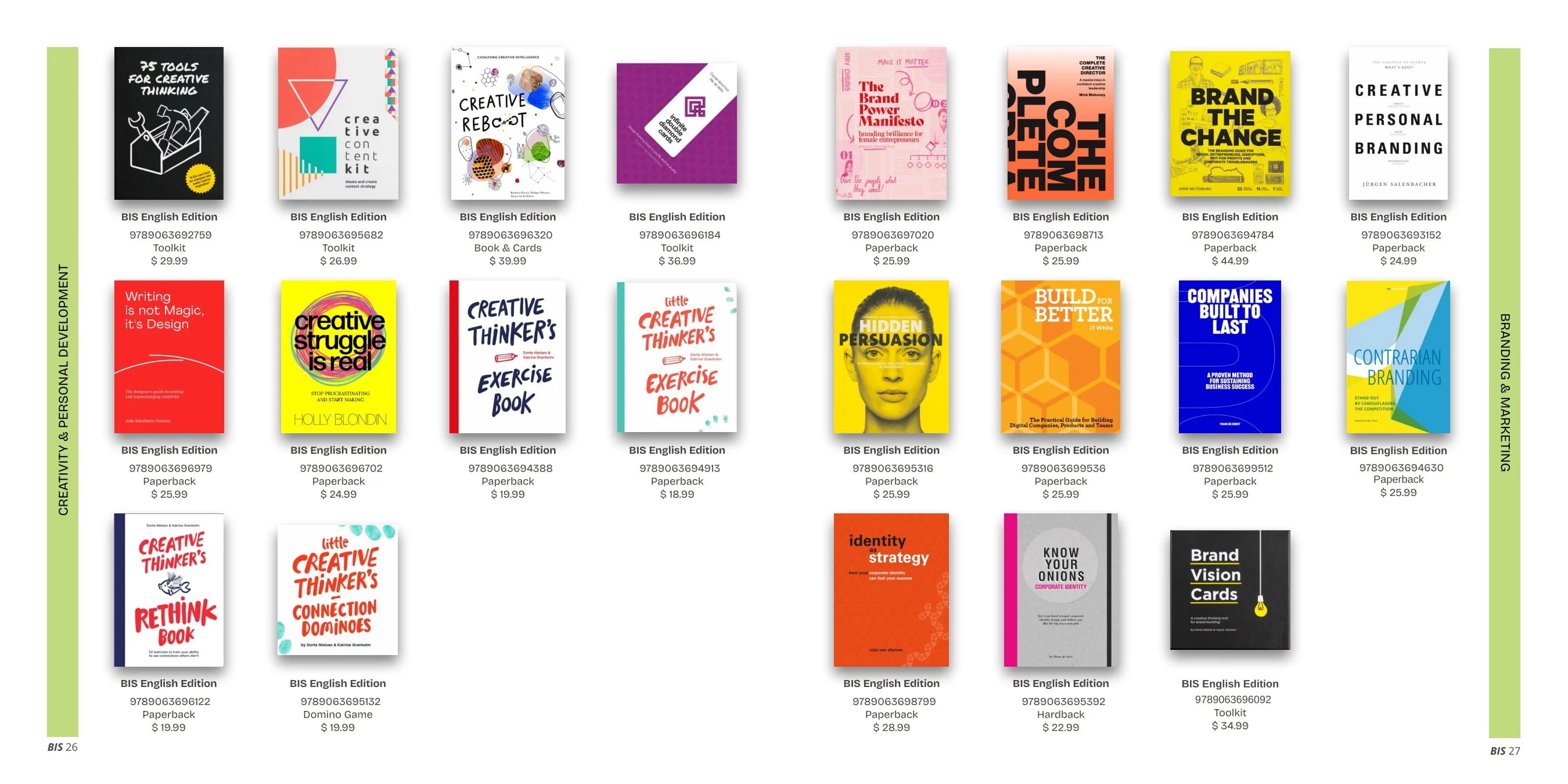 BIS Publishers Fall Book Catalog Weekly Ad January 1 - December 31, 2026