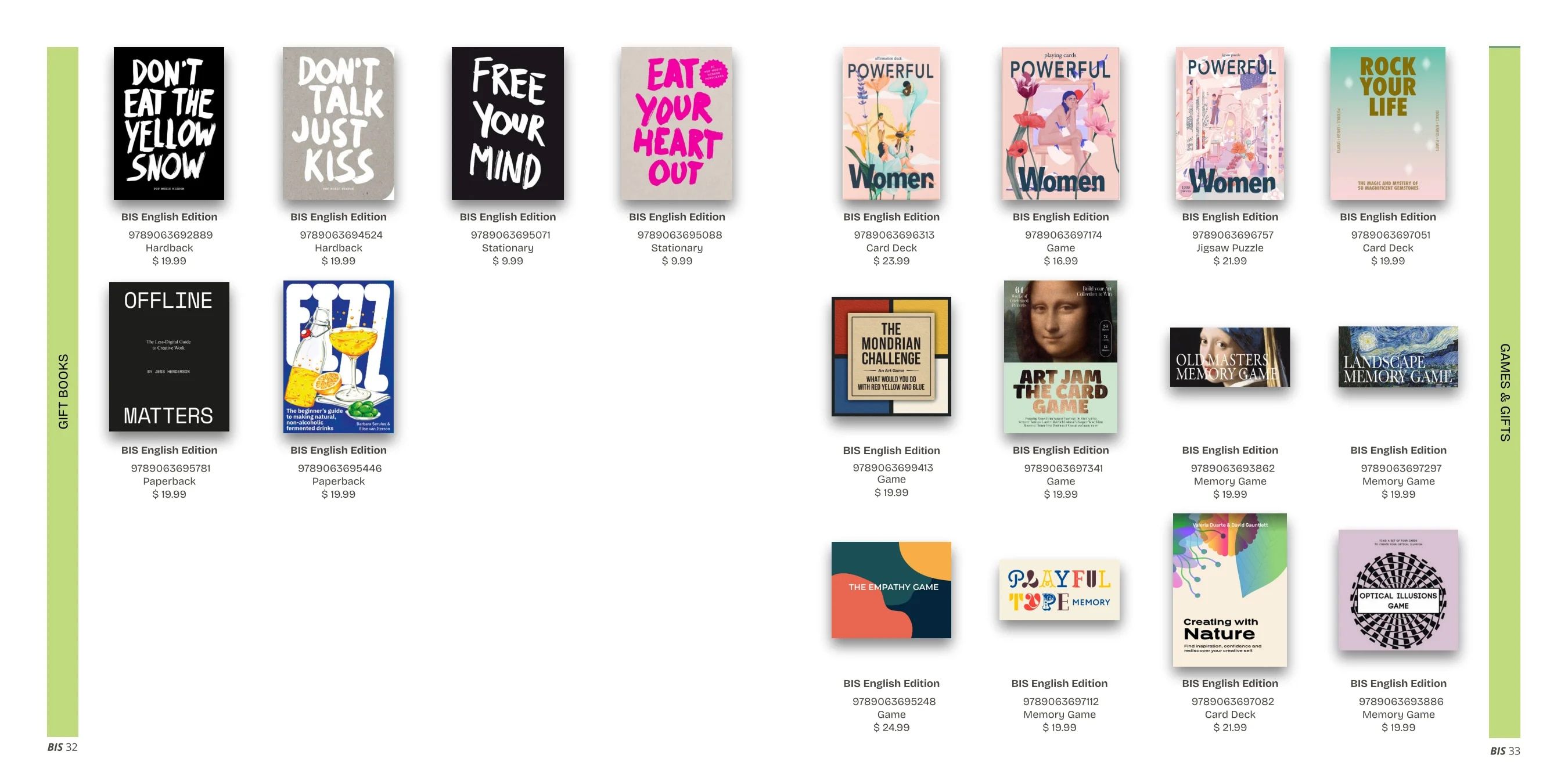 BIS Publishers Fall Book Catalog Weekly Ad January 1 - December 31, 2026