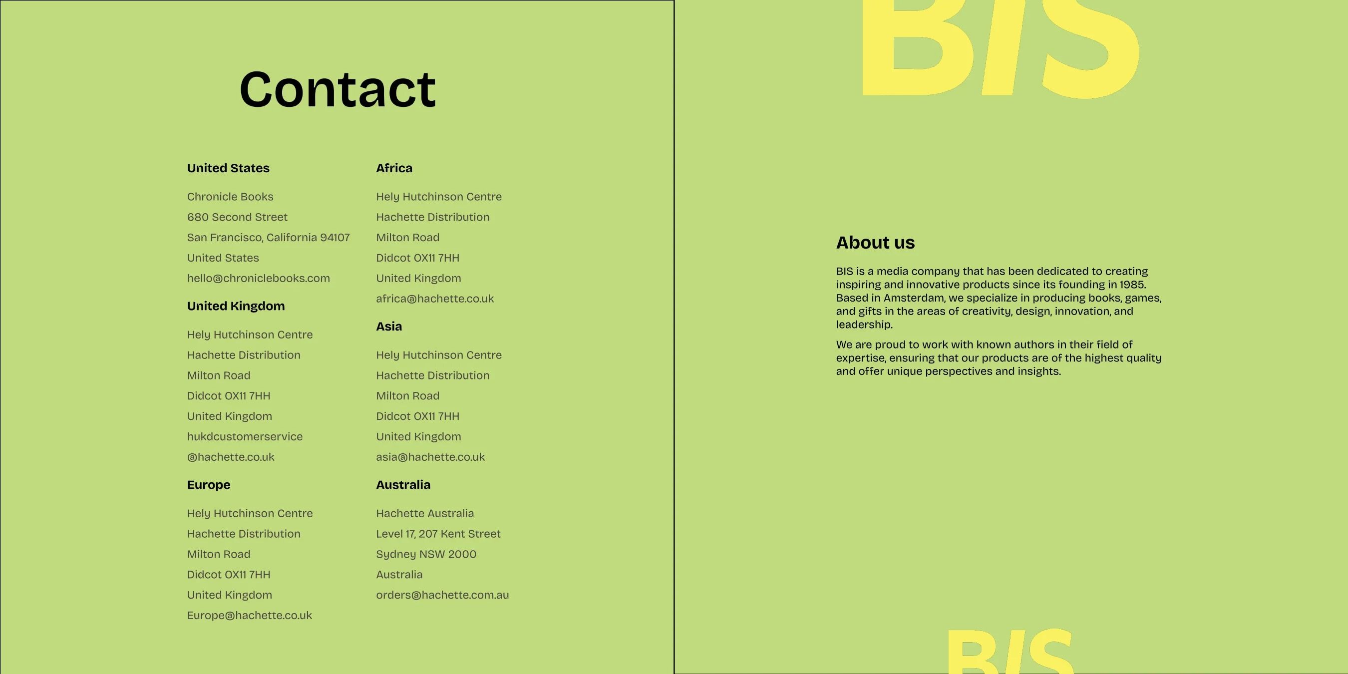 BIS Publishers Fall Book Catalog Weekly Ad January 1 - December 31, 2026