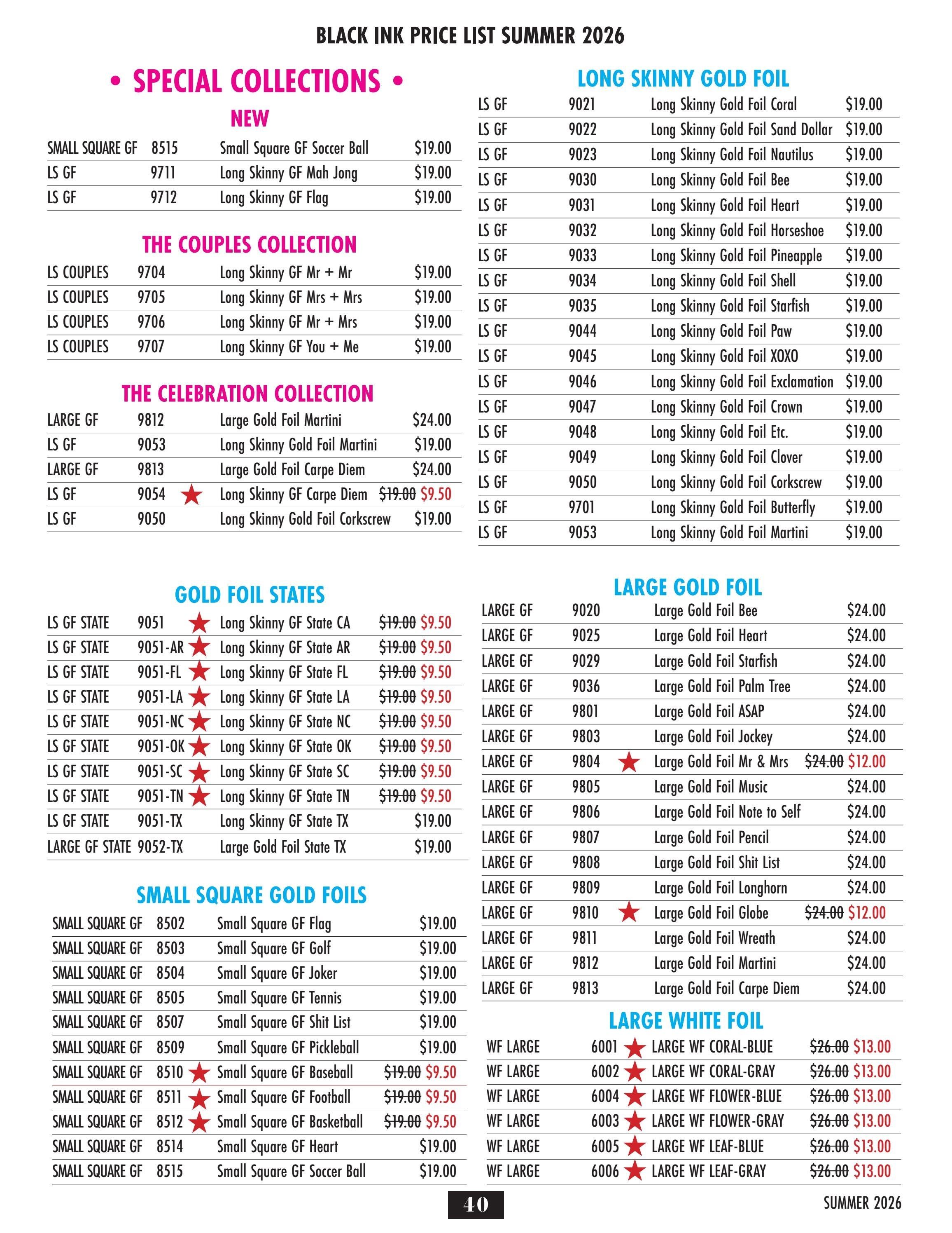 Black Ink Summer Lookbook Weekly Ad January 1 - December 31, 2026