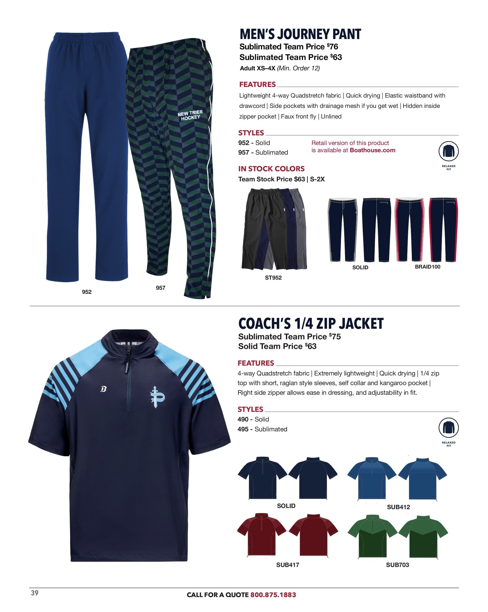 Boathouse Sports Team Apparel Catalog Weekly Ad January 1 - December 31, 2026