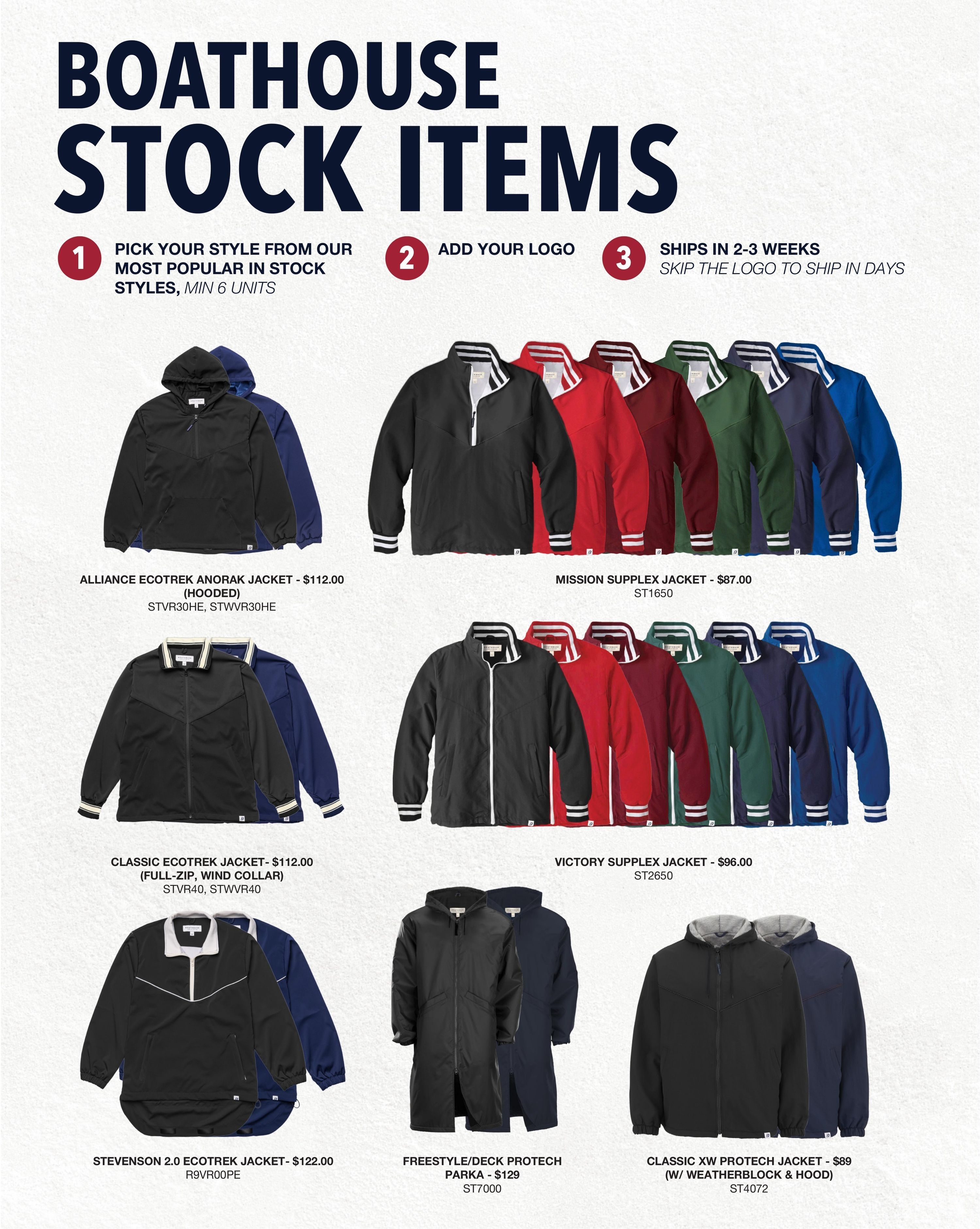 Boathouse Sports Team Apparel Catalog Weekly Ad January 1 - December 31, 2026