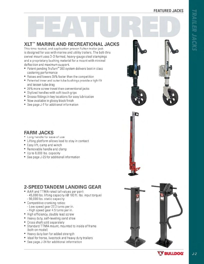 BULLDOG Trailer Products Catalog Weekly Ad January 1 - December 31, 2026