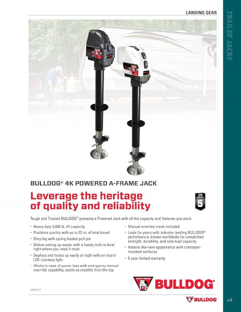 BULLDOG Trailer Products Catalog Weekly Ad January 1 - December 31, 2026