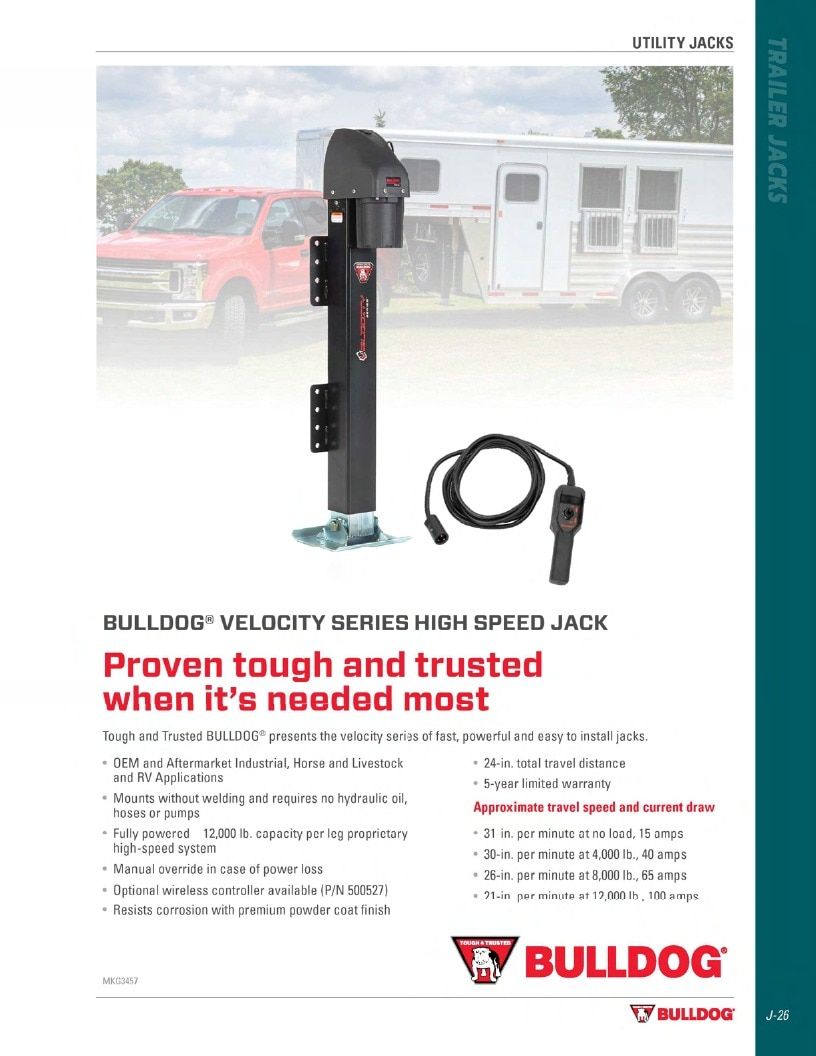 BULLDOG Trailer Products Catalog Weekly Ad January 1 - December 31, 2026