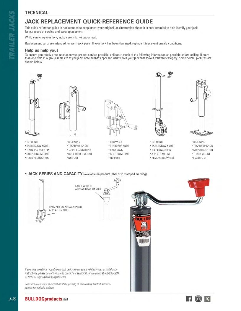 BULLDOG Trailer Products Catalog Weekly Ad January 1 - December 31, 2026