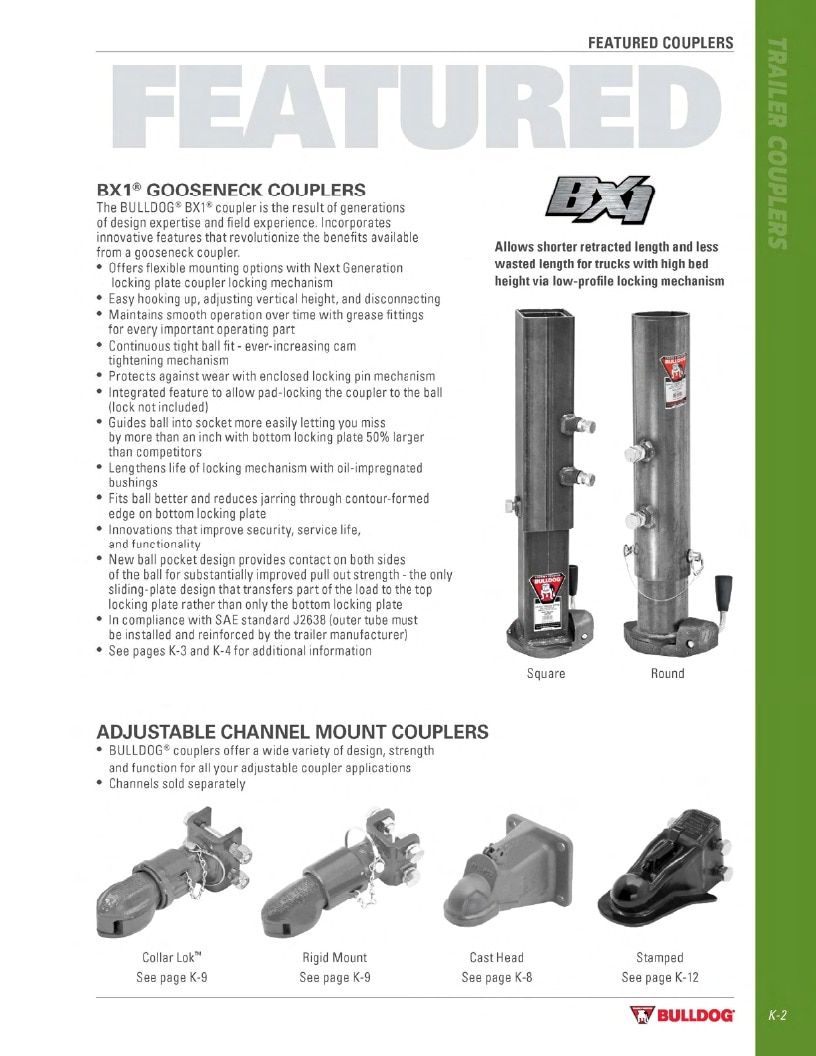 BULLDOG Trailer Products Catalog Weekly Ad January 1 - December 31, 2026