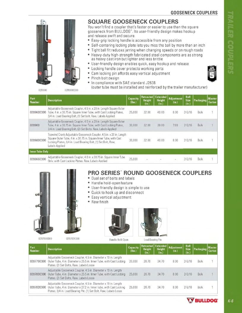 BULLDOG Trailer Products Catalog Weekly Ad January 1 - December 31, 2026
