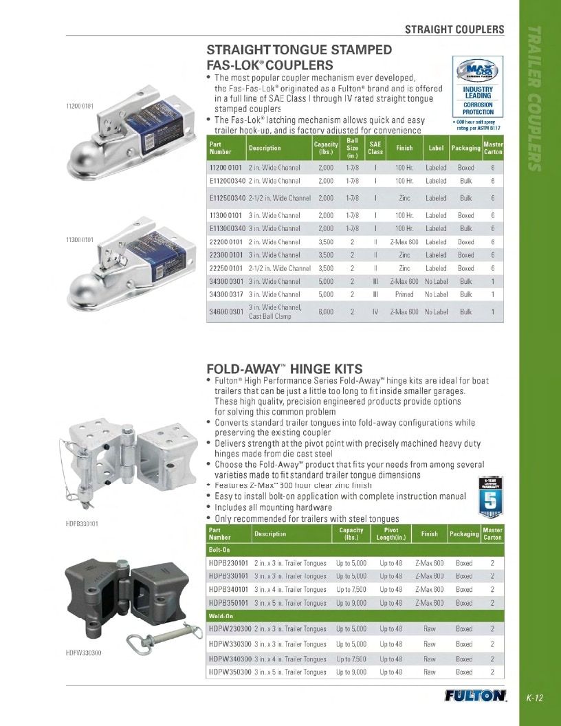 BULLDOG Trailer Products Catalog Weekly Ad January 1 - December 31, 2026