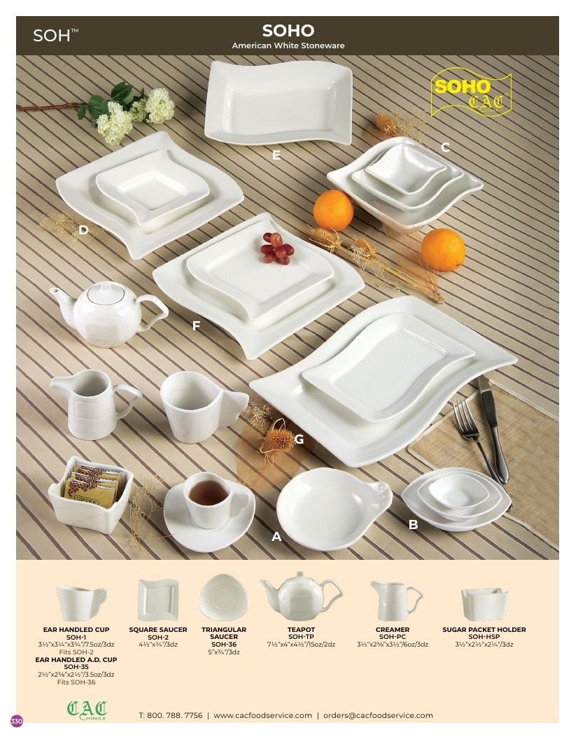 C.A.C. Foodservice Chinaware Catalog Weekly Ad January 1 - December 31, 2026