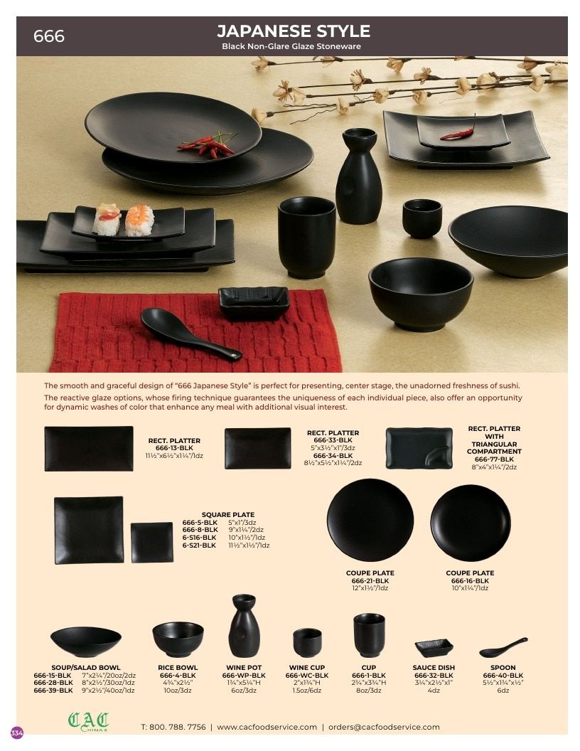 C.A.C. Foodservice Chinaware Catalog Weekly Ad January 1 - December 31, 2026