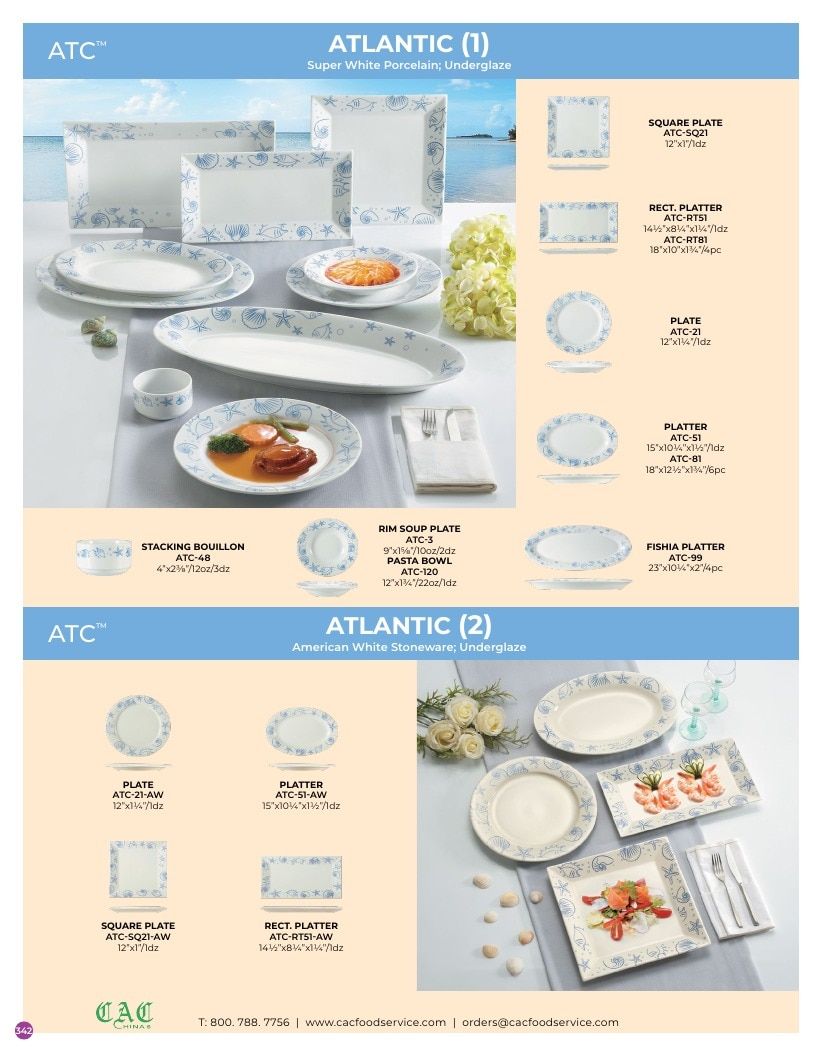 C.A.C. Foodservice Chinaware Catalog Weekly Ad January 1 - December 31, 2026