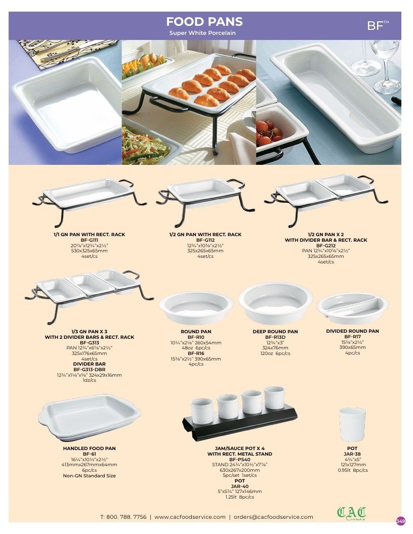 C.A.C. Foodservice Chinaware Catalog Weekly Ad January 1 - December 31, 2026