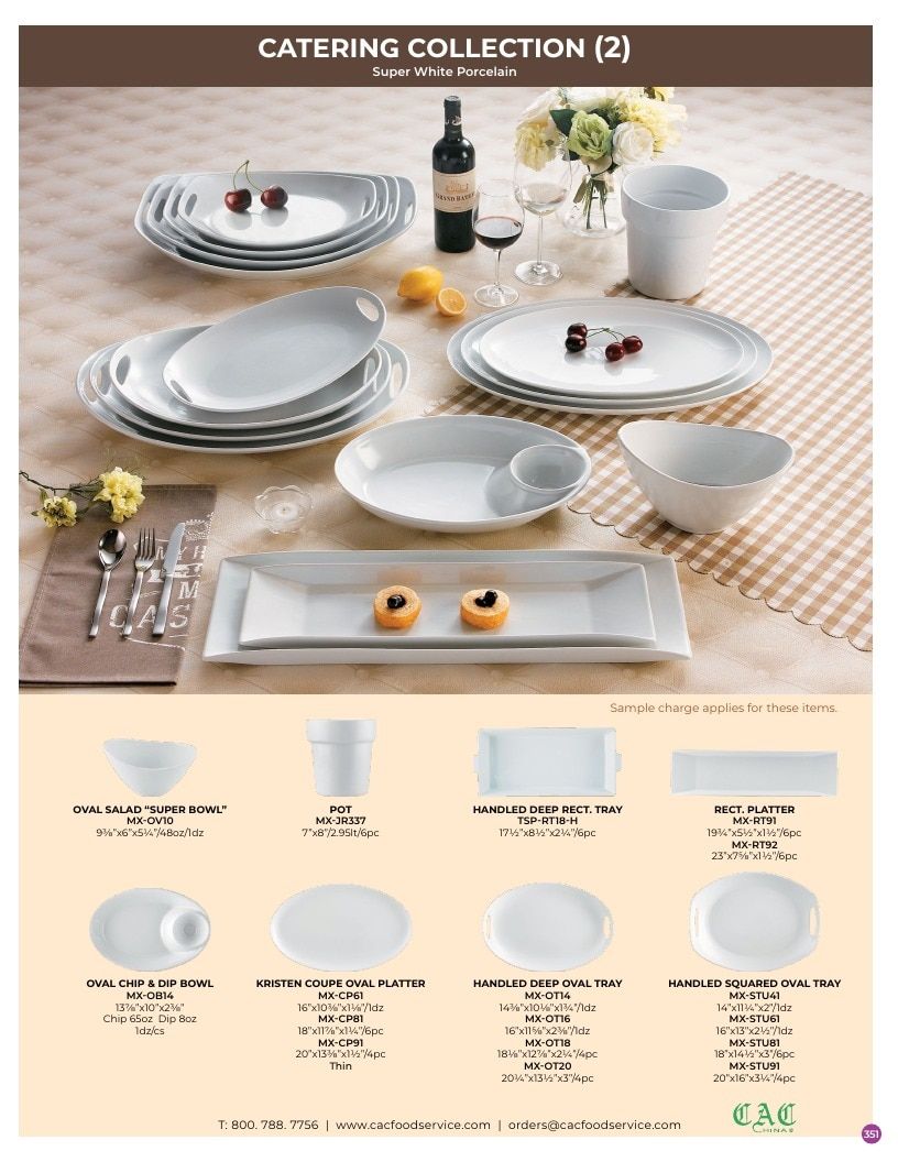 C.A.C. Foodservice Chinaware Catalog Weekly Ad January 1 - December 31, 2026