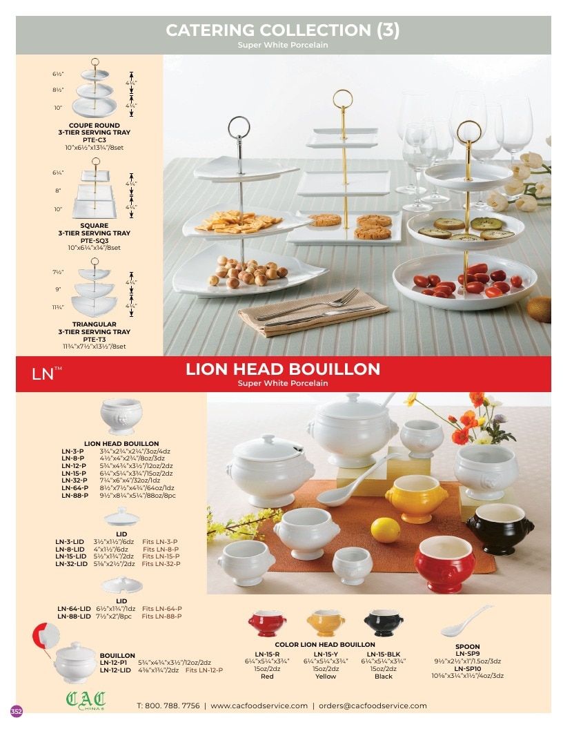 C.A.C. Foodservice Chinaware Catalog Weekly Ad January 1 - December 31, 2026