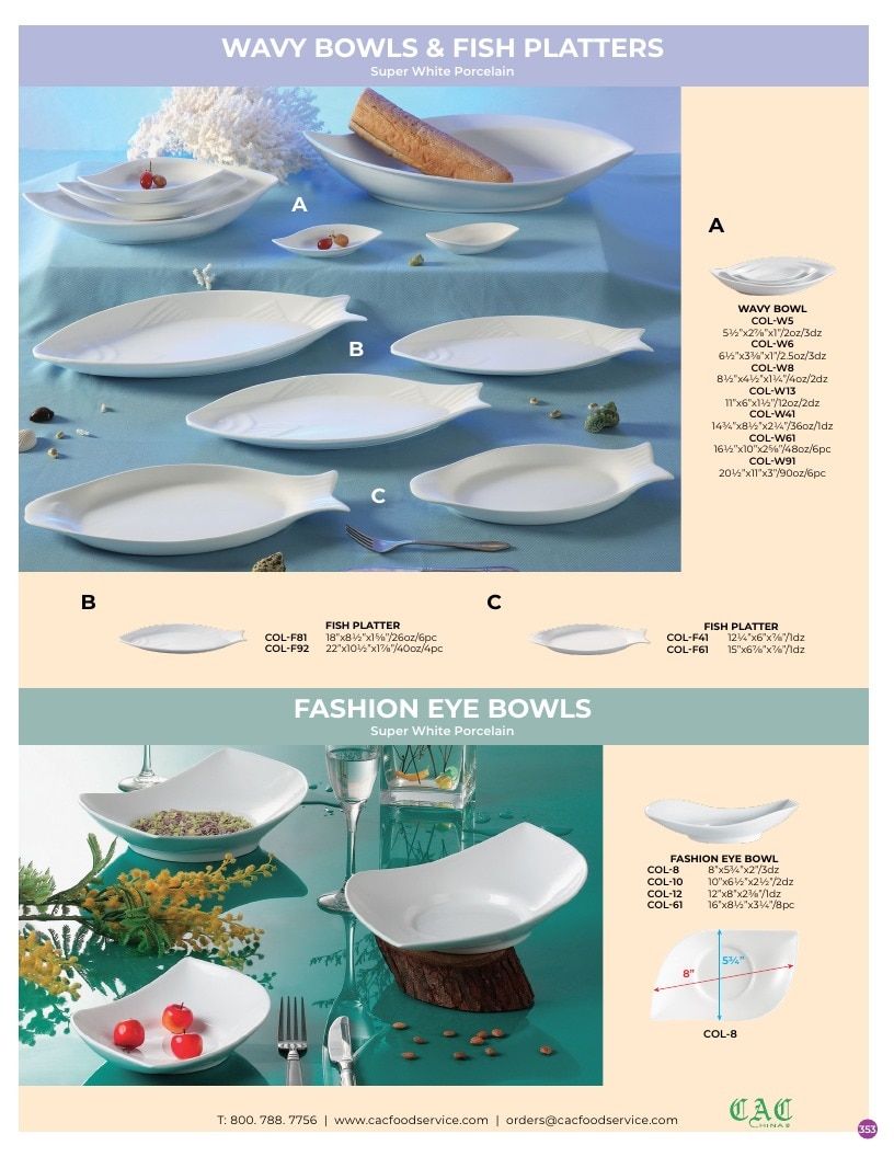 C.A.C. Foodservice Chinaware Catalog Weekly Ad January 1 - December 31, 2026