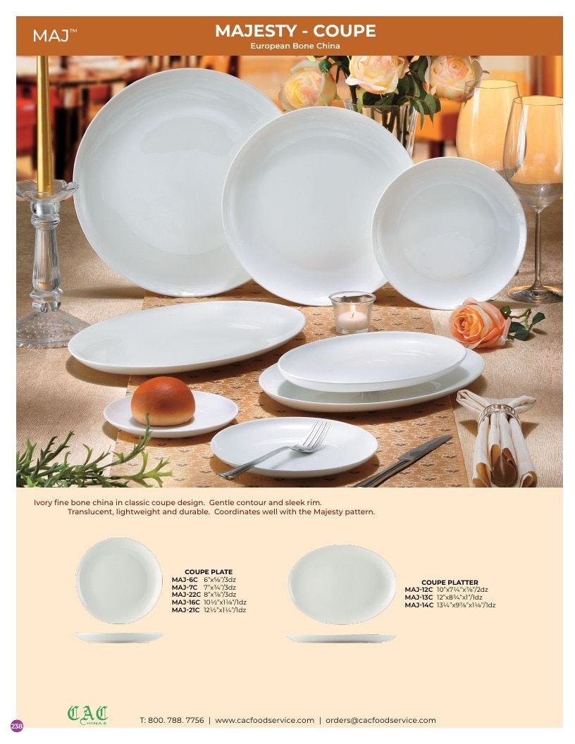 C.A.C. Foodservice Chinaware Catalog Weekly Ad January 1 - December 31, 2026