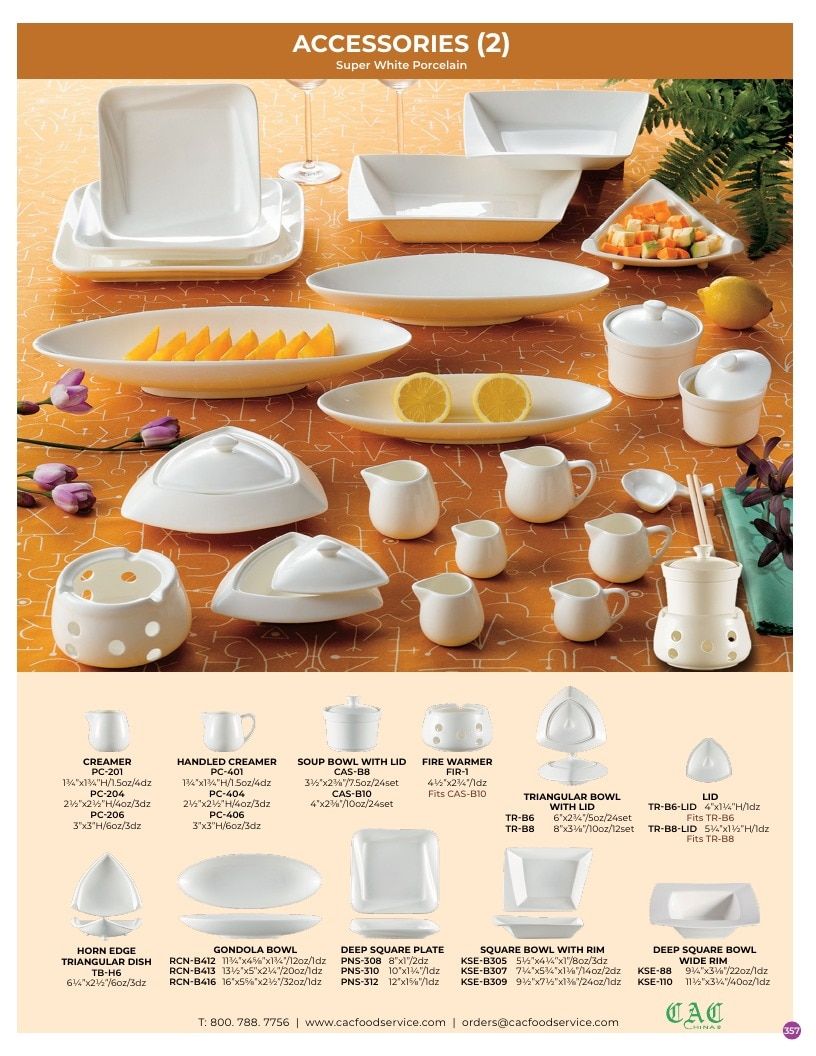 C.A.C. Foodservice Chinaware Catalog Weekly Ad January 1 - December 31, 2026