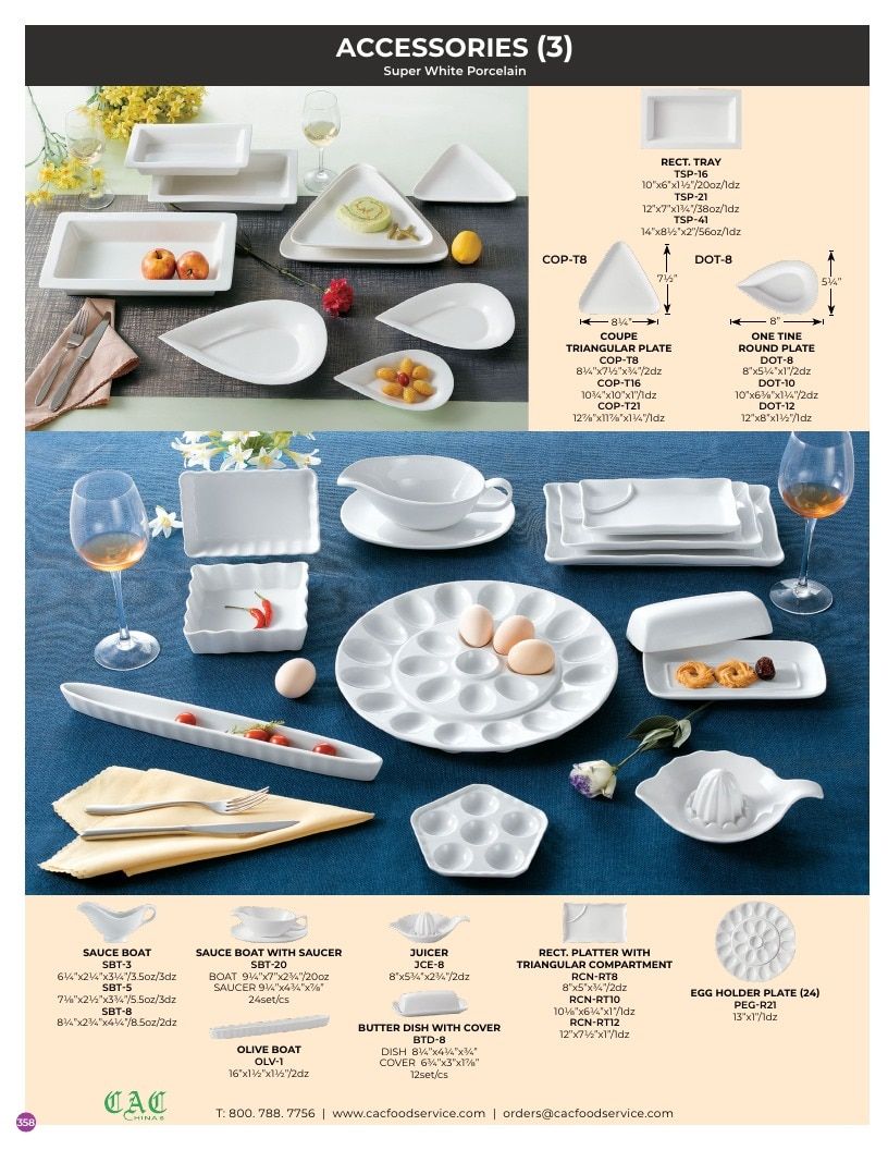 C.A.C. Foodservice Chinaware Catalog Weekly Ad January 1 - December 31, 2026