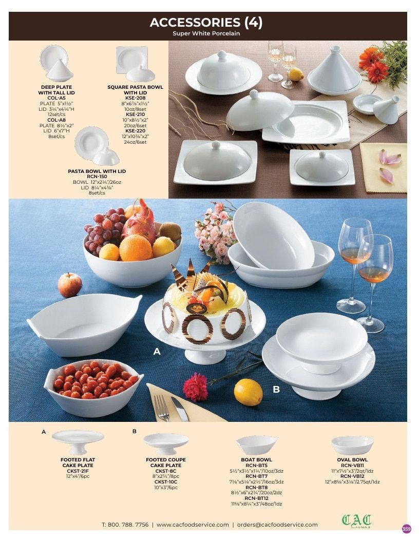 C.A.C. Foodservice Chinaware Catalog Weekly Ad January 1 - December 31, 2026