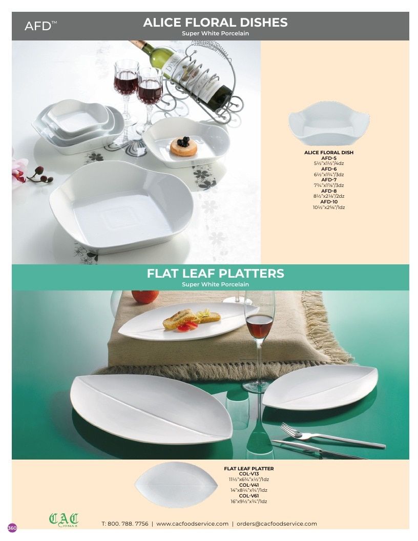 C.A.C. Foodservice Chinaware Catalog Weekly Ad January 1 - December 31, 2026