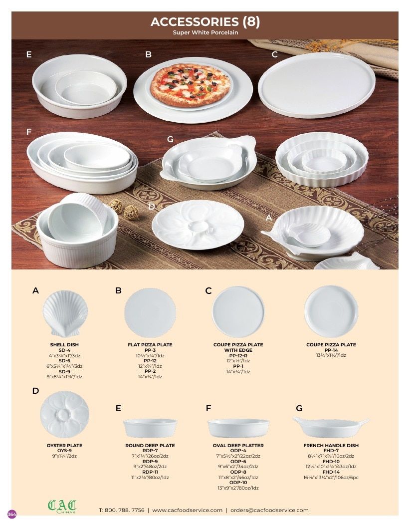 C.A.C. Foodservice Chinaware Catalog Weekly Ad January 1 - December 31, 2026