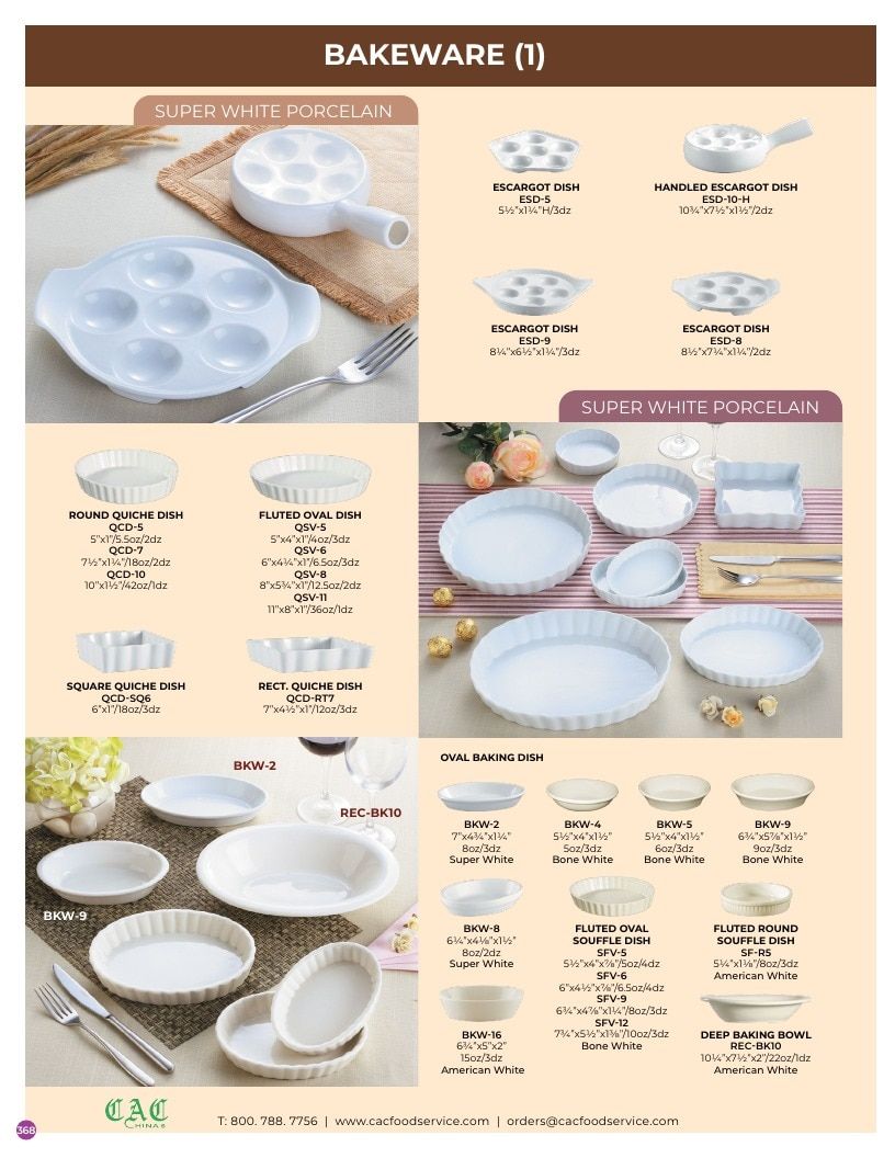 C.A.C. Foodservice Chinaware Catalog Weekly Ad January 1 - December 31, 2026