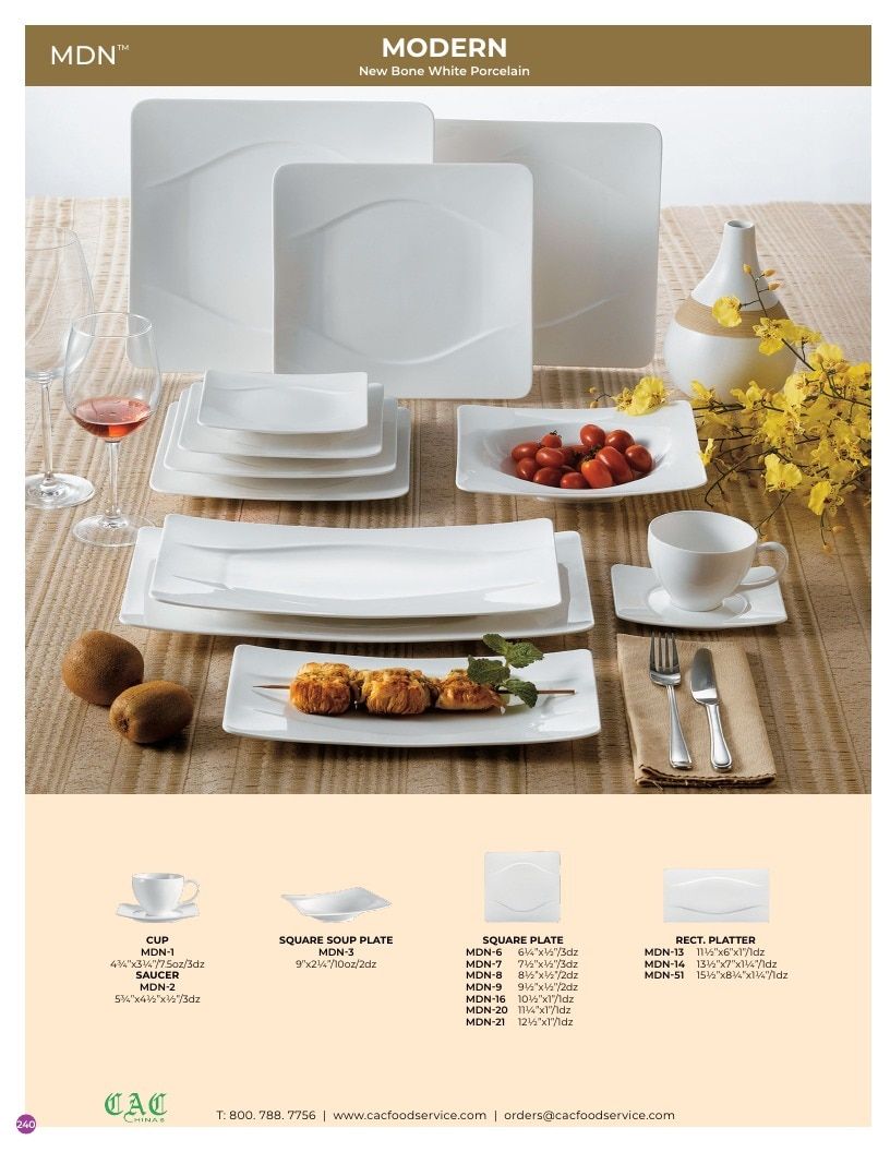 C.A.C. Foodservice Chinaware Catalog Weekly Ad January 1 - December 31, 2026