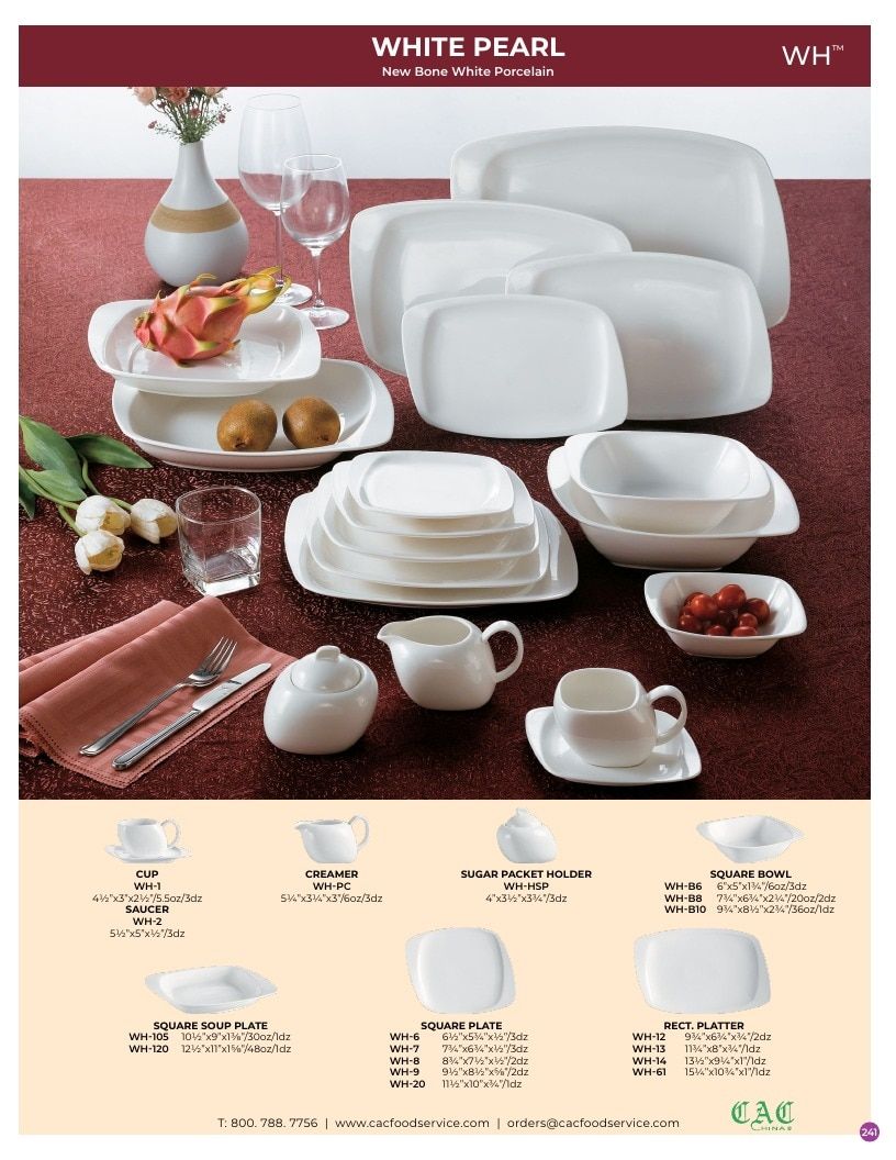 C.A.C. Foodservice Chinaware Catalog Weekly Ad January 1 - December 31, 2026