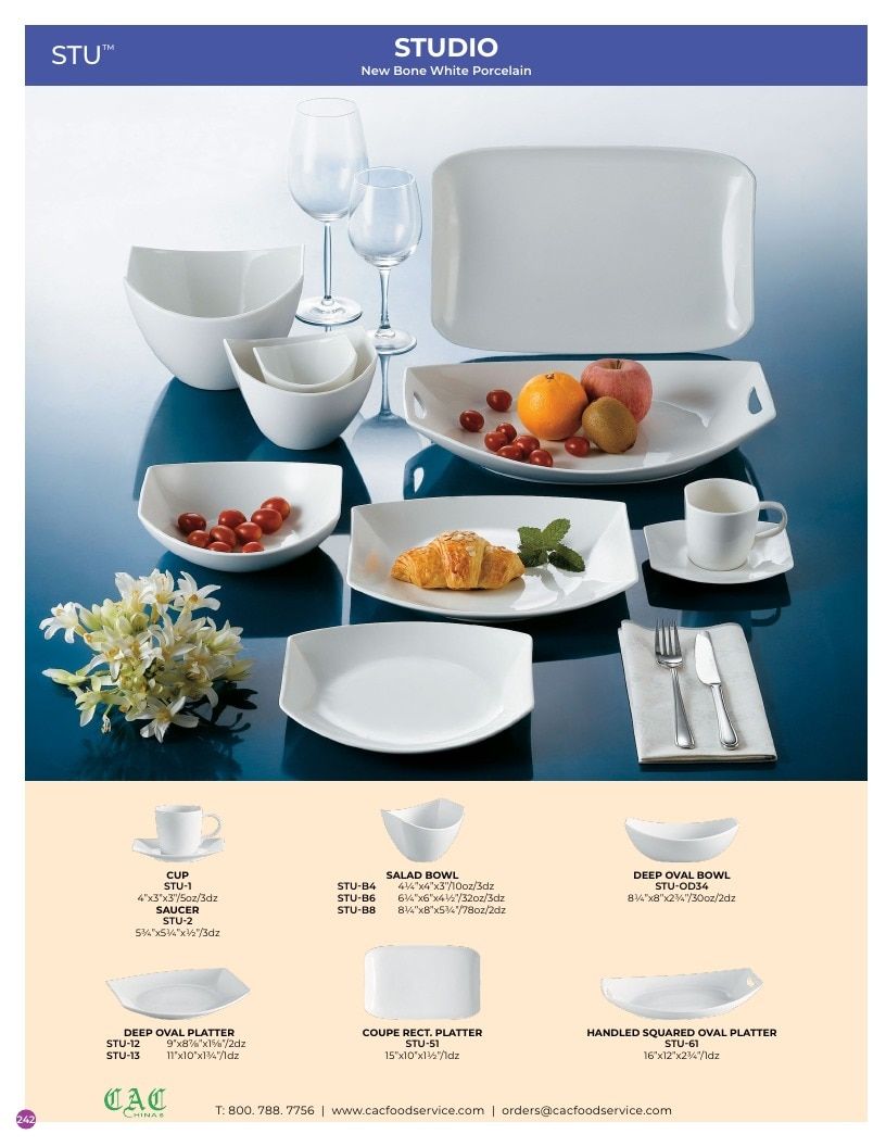 C.A.C. Foodservice Chinaware Catalog Weekly Ad January 1 - December 31, 2026