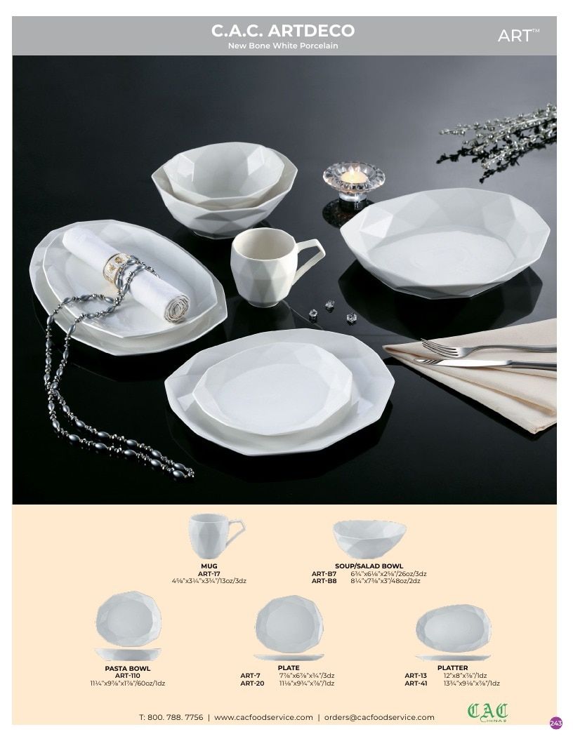 C.A.C. Foodservice Chinaware Catalog Weekly Ad January 1 - December 31, 2026