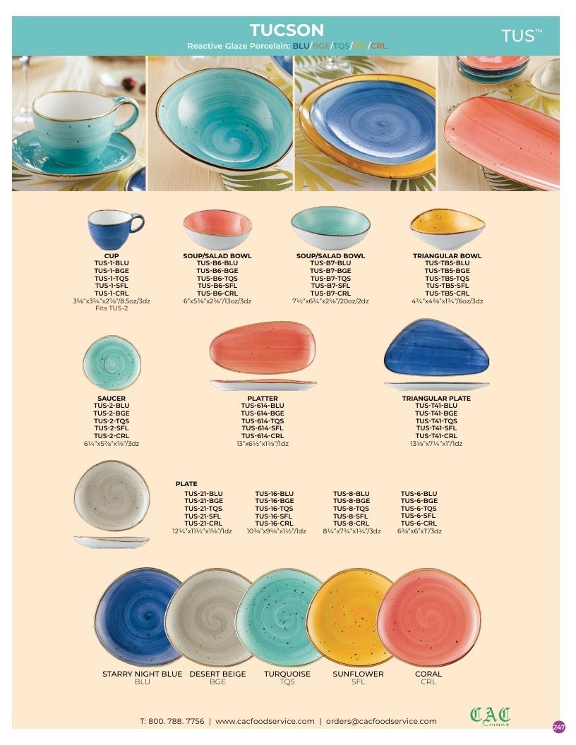 C.A.C. Foodservice Chinaware Catalog Weekly Ad January 1 - December 31, 2026