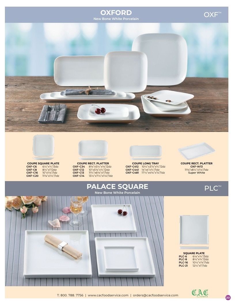 C.A.C. Foodservice Chinaware Catalog Weekly Ad January 1 - December 31, 2026