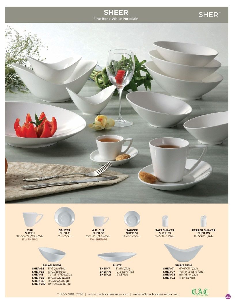 C.A.C. Foodservice Chinaware Catalog Weekly Ad January 1 - December 31, 2026